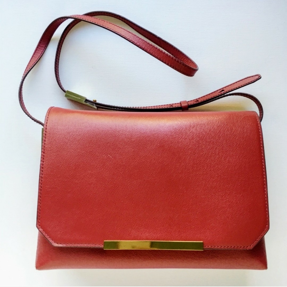 J. Crew red cross body bag.